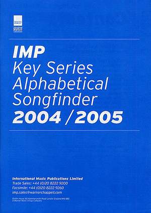 Ludwig van Beethoven: IMP Songfinder 2004/2005