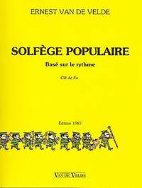 Ernest van de Velde: Solfège Populaire - Clé De Fa