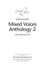 Milliken, Sandra: Choral Vivace Mixed Voices Anthology 2 Product Image