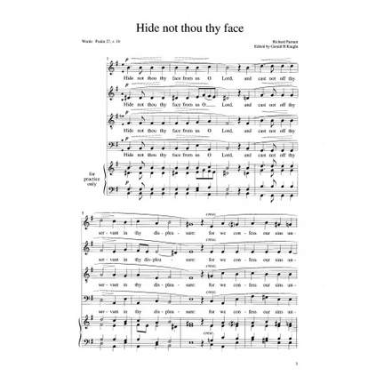 Farrant: Hide Not Thou Thy Face