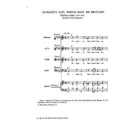 Ford: Almighty God Which Hast Me