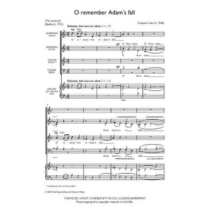 Ives: O Remember Adam's Fall