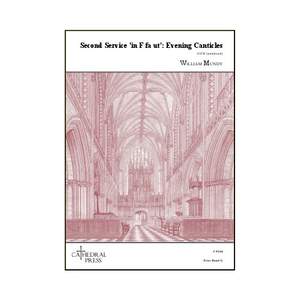 William Mundy: Evening Canticles – Second service 'in F fa ut'