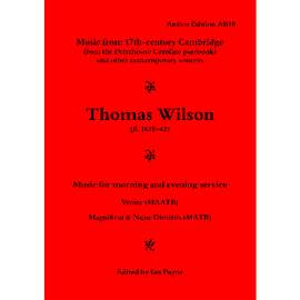 Thomas Wilson: Music for Morning and Evening Service