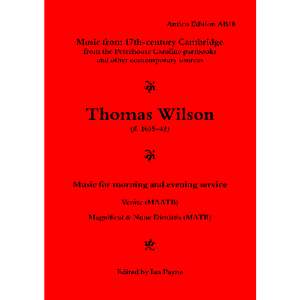 Thomas Wilson: Music for Morning and Evening Service