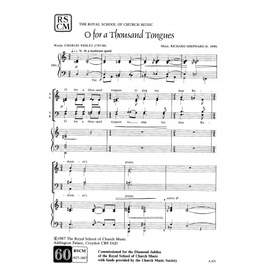 Shephard: O For A Thousand Tongues