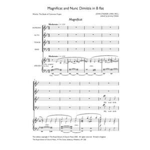 Stainer: Magnificat & Nunc Dimittis In Bb