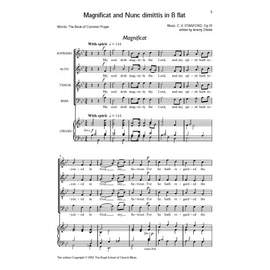 Stanford: Magnificat & Nunc Dimittis In Bb