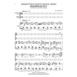 Higginson: Magnificat & Nunc Dimittis In G
