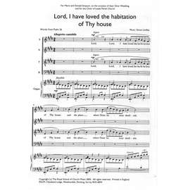 Lindley: Lord, I Have Loved The Habitation of Thy House