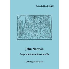 John Norman: Euge dicta sanctis oraculis
