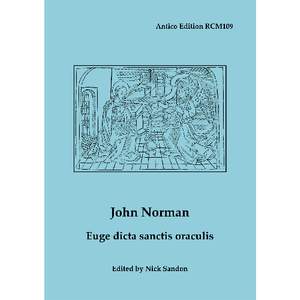 John Norman: Euge dicta sanctis oraculis