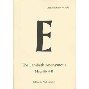 The Lambeth Anonymous: Magnificat II