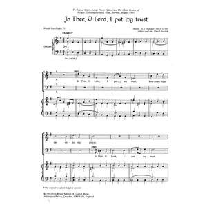 Handel: In Thee, O Lord, I Put My Trust