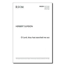 Sumsion: O Lord, Thou Hast Searched Me Out