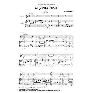 Philip Godfrey: St James' Mass - Common Worship Order One (Full Music)