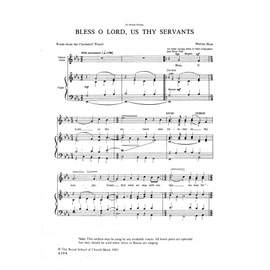 How: Bless O Lord, Us Thy Servants