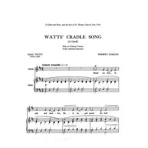 Sumsion: Watt's Cradle Song