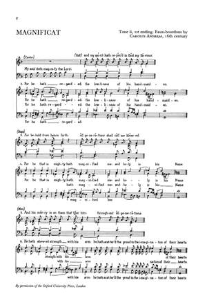 Andreas: Magnificat & Nunc Dimittis (Fauxbourdon)