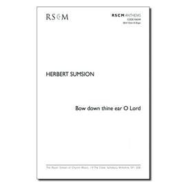 Sumsion: Bow Down Thine Ear O Lord