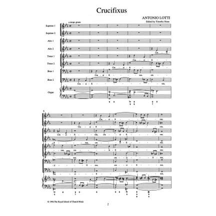 Lotti: Crucifixus SSAATTBB