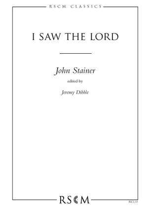 Stainer, John: I Saw The Lord
