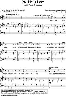 Barnard: He Is Lord! With Easter Scriptures