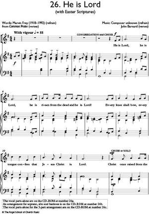 Barnard: He Is Lord! With Easter Scriptures