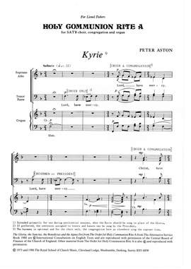 Aston: Communion Common Worship Order One (Full Music)