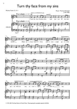 Attwood: Turn Thy Face From My Sins