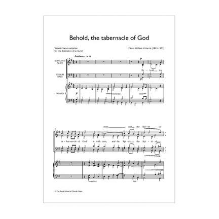 Harris: Behold The Tabernacle