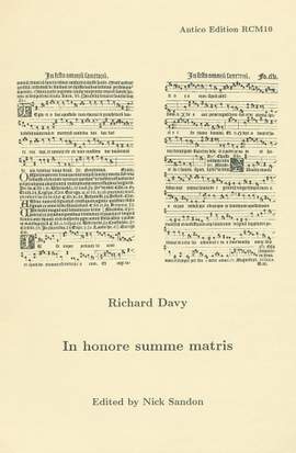 Davy, Richard : In honore summe matris