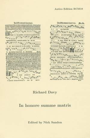 Davy, Richard : In honore summe matris
