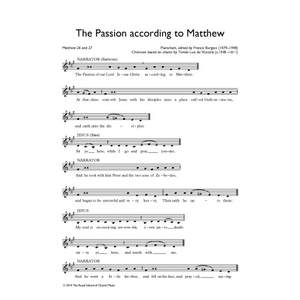 The Passion according to Matthew - Plainchant with Victoria Choruses