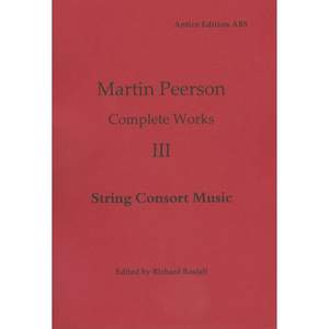 Peerson, Martin: Complete Works 3 (Parts)
