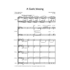 Rutter: A Gaelic Blessing (Instrumental Parts + Full Score)