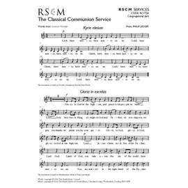 Ledger: Classical Communion Service (Melody)