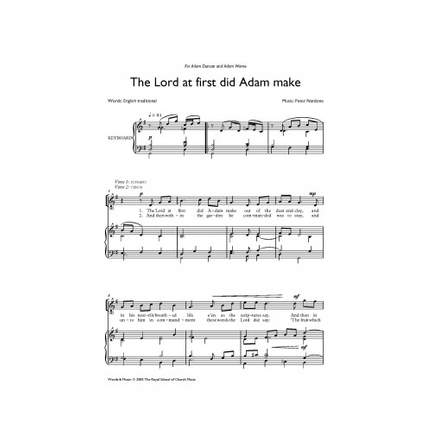 Nardone, Peter: The Lord First Did Adam