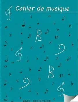 Cahier de Musique 12 portées grand format