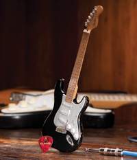 Fender™ Stratocaster™ - Black Vintage Distress