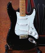 Fender™ Stratocaster™ - Black Vintage Distress Product Image