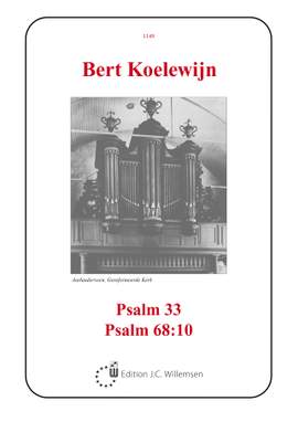P. Koelewijn: Psalm 33 Psalm 68:10