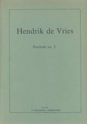 H. de Vries: Postlude no. 2