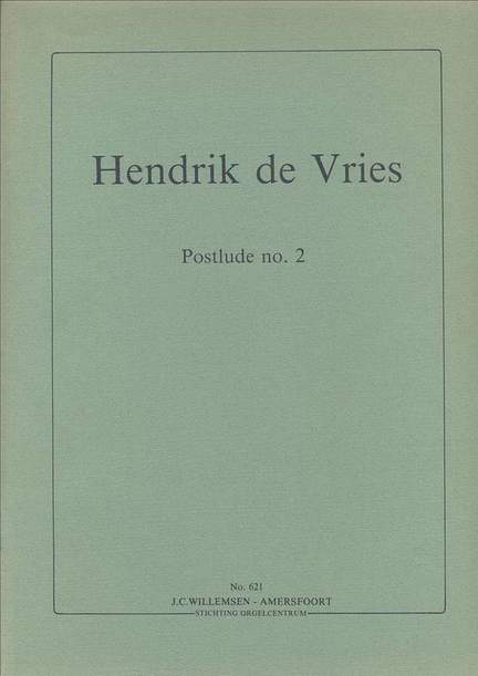 H. de Vries: Postlude no. 2