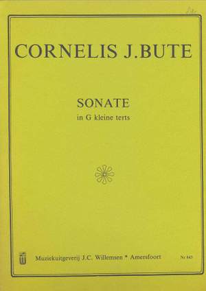 Cornelis J. Bute: Sonate In G Kleine Terts