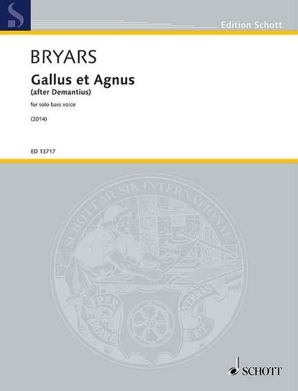 Bryars, G: Gallus et Agnus