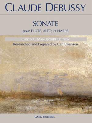 Claude Debussy: Sonate Pour Flute, Alto, Et Harpe