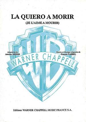 Francis Cabrel: La Quiero A Morir