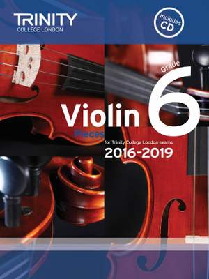 Violin 2016-2019. Grade 6 (score/pt/CD)
