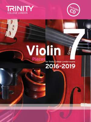 Violin 2016-2019. Grade 7 (score/pt/CD)